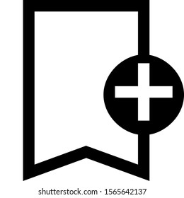 Icon shows a flag with sign of plus. Pixel precise design. Suitable for all devices, SEO, SMM, UX. Perfect for use in presentations, analytical reports, branding and many other. 