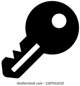 Icon shows a key. Pixel precise design. Suitable for all devices, SEO, SMM, UX. Perfect for use in presentations, analytical reports, branding and many other. Use it on any surface
