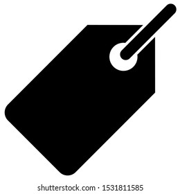 Icon shows a label. Pixel precise design. Suitable for all devices, SEO, SMM, UX. Perfect for use in presentations, analytical reports, branding and many other.