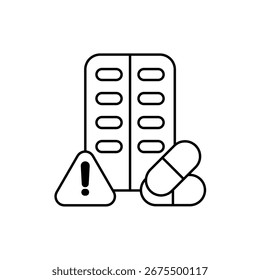 Icon a side effects, isolated against a clean background.
