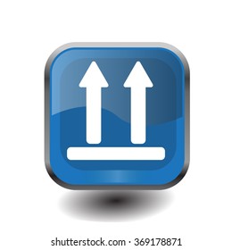 Icon of Side Up sign, symbol