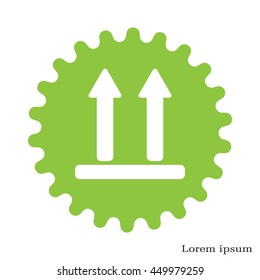Icon of Side Up sign (symbol)