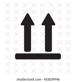 Icon of Side Up sign (symbol)