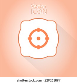 Icon Sight. Flat design style. Made in vector