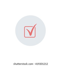 Icon, sign against.