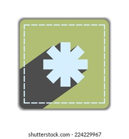 icon of a sign of an ambulance