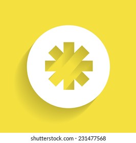 icon of a sign of an ambulance