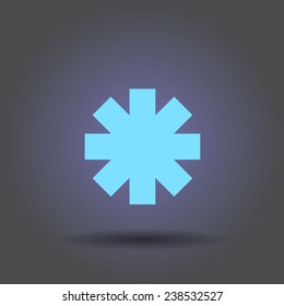icon of a sign of an ambulance