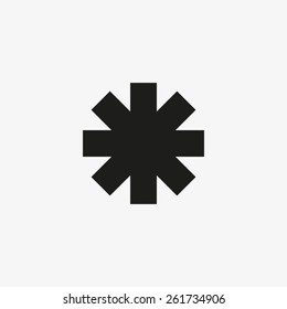 icon of a sign of an ambulance