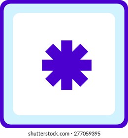 icon of a sign of an ambulance