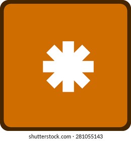 icon of a sign of an ambulance