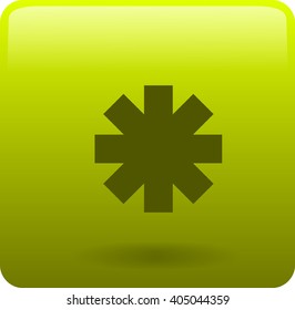 icon of a sign of an ambulance