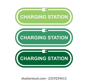 Icon or sign or charging station