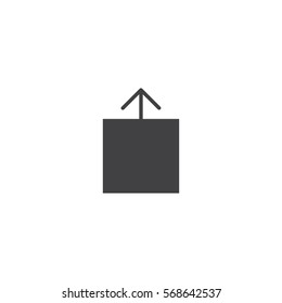 up icon. sign design