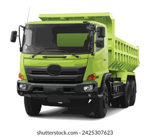 Green Truck Art Design-Vorlage