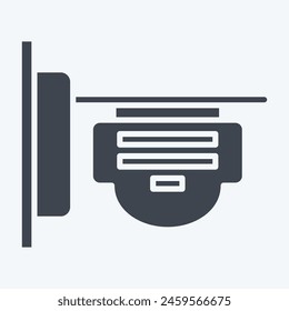 Icon Signboard. related to Smart City symbol. glyph style. simple design illustration