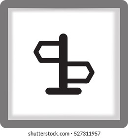 icon signpost