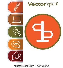icon signpost