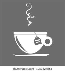 icon of a silhouette of a cup of tea