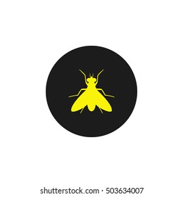 Icon, Silhouette of a fly.