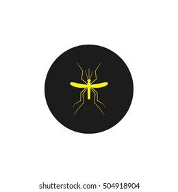 Icon, Silhouette of a mosquito.