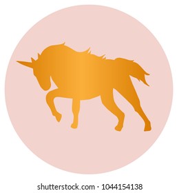 Icon Silhouette Unicorn Horse