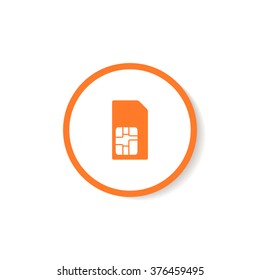 Icon sim card.