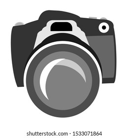Сamera icon. Simple image for a photo studio logo