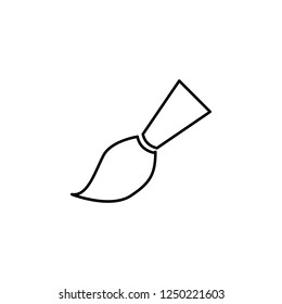 brush, paintbrush, tassel, raceme, cluster icon. Simple outline vector of Education set for UI and UX, website or mobile application