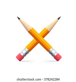 Icon of simple pencil for sketching