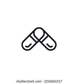A icon. Simple style A company poster background symbol. A brand logo design element. A t-shirt printing. Vector for sticker.