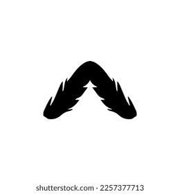 A icon. Simple style A company poster background symbol. A brand logo design element. A t-shirt printing. vector for sticker.
