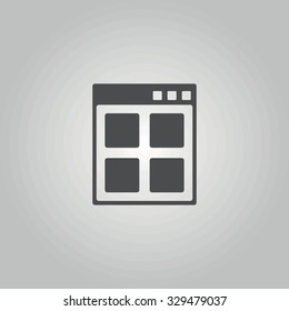 Icon of a single sheet calendar.