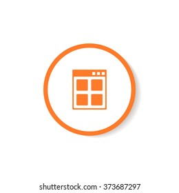 Icon of a single sheet calendar.