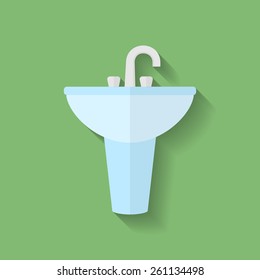 Icon of Sink. Flat style
