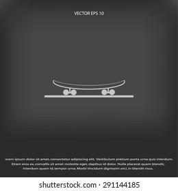 icon of skateboard