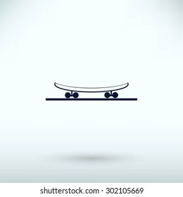 icon of skateboard