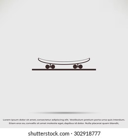 icon of skateboard