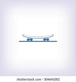 icon of skateboard