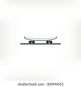 icon of skateboard