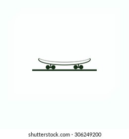 icon of skateboard