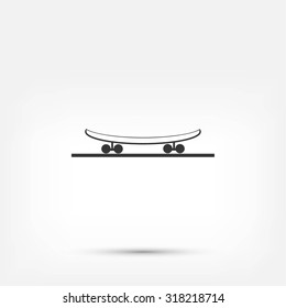 icon of skateboard