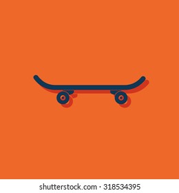 icon of skateboard