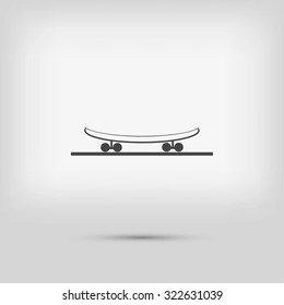 icon of skateboard