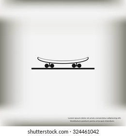 icon of skateboard