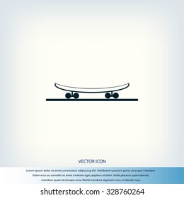 icon of skateboard
