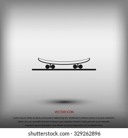 icon of skateboard