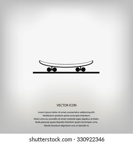 icon of skateboard