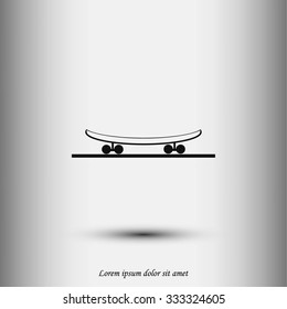 icon of skateboard