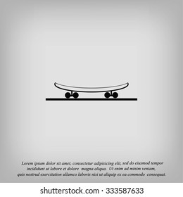 icon of skateboard